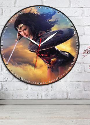 Удивительная женщина часы wonder woman часы настенные часы с тихим кварцовым механизмом часы стикеры 30 см