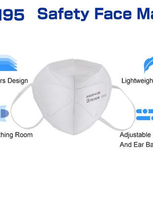 Респиратор kn95 / ffp2. многоразовая маска для лица. маска респиратор fr112 1 штука7 фото