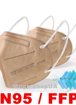 Респіратор kn95/ffp2. багаторазова маска для обличчя. маска респіратор xc793 1 штука