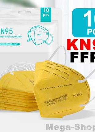 Респіратор kn95/ffp2-10 штук. багаторазова маска для обличчя. маска респіратор xc702