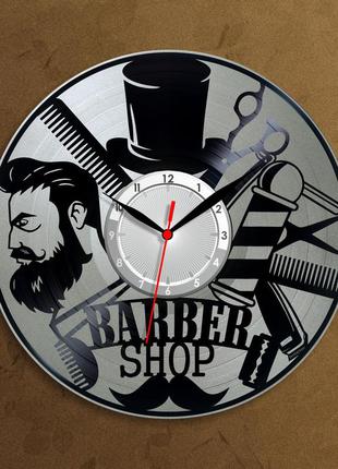 Barber shop барбершоп часы часы в салон для мужчин бритьё лица круглые часы часы в цвете серебра