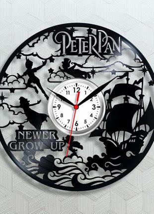 Казковий годинник пітер пен peter pan арабський циферблат годинники на тему мультика годинник для дітей настінний годинник