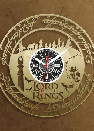 Годинник володаря кольц вініловий годинник lord of the rings годинник годинник у хол хранили кільця годинники в кольорі золота