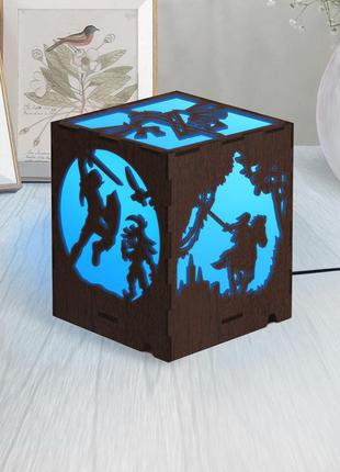 Еконічник зельда приліжкова лампа rgb лампа гра legend of zelda нічник із натуральних матеріалів