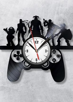 Годинник із героями ігор відіо гра годинник джостик годинник годинник з білим циферблатом декор дитячої кімнати вініловий годинник