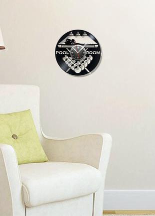 Більярд вінілові годинник годинник більярдну кімнату кварцові годинники декор в кімнату більярдний стіл настільна гра2 фото