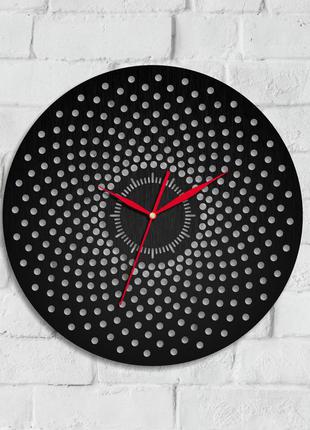 3d эффект иллюзия часы оптические часы часы иллюзия деревянные часы часы настенные тихий кварцевый механизм1 фото