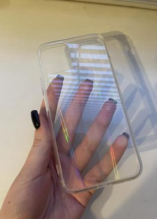 Силіконовий переливається чохол на iphone 11pro