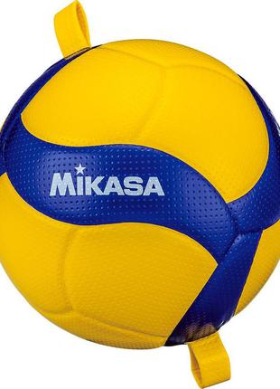 М'яч волейбольний тренувальний mikasa v300w-at-tr жовто-синій