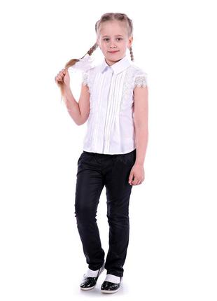 Блуза для девочки "кружево" 2