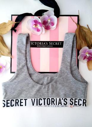 Victoria's secret original xs спортивный топ бюстгальтер котоновый хлопковый виктория сикрет хс4 фото