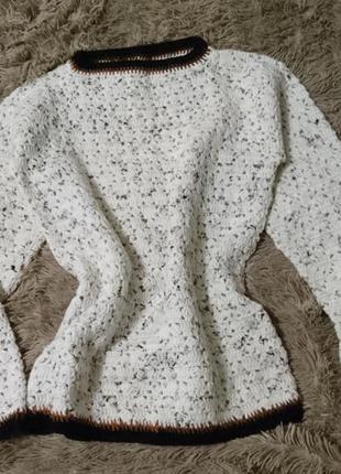 Теплый ажурный свитер 😍1 фото