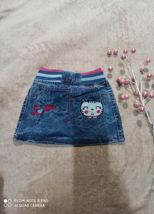 Джинсовая юбка