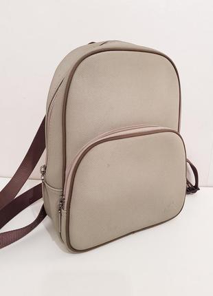 Стильний фірмовий рюкзак lacoste канвас2 фото