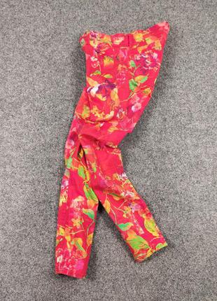 Vintage ralph lauren bright  jeans pattern of flowers приталенные женские джинсы. яркие узоры цветов6 фото