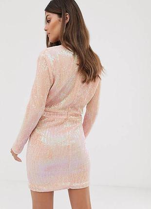 Платье asos пудрово -розовое зефирное5 фото