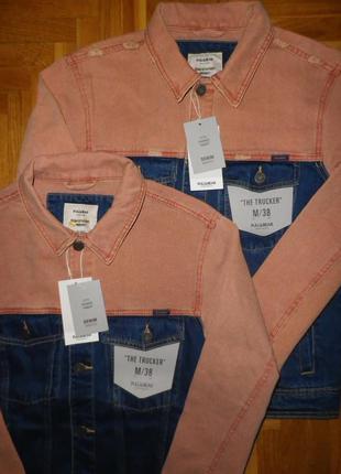 Куртка джинсовая pull & bear (the trucker) m/l4 фото