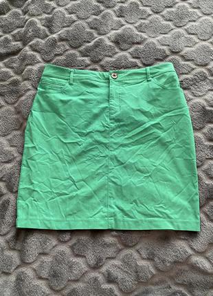 Yessica 💚💋👌мини юбка салатовый-зелёный
