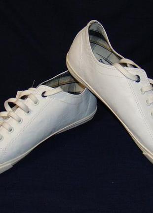 Кеды мужские кожаные белые next