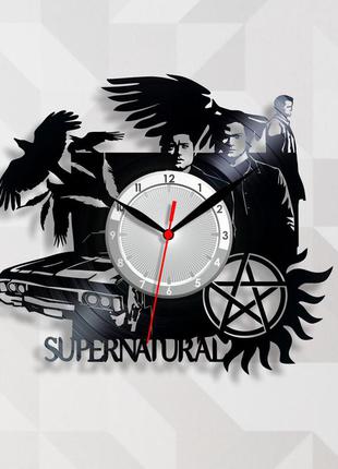 Надприродний годинник supernatural настінний годинник годинник для спальні вініловий годинник годинник розміром 30 см