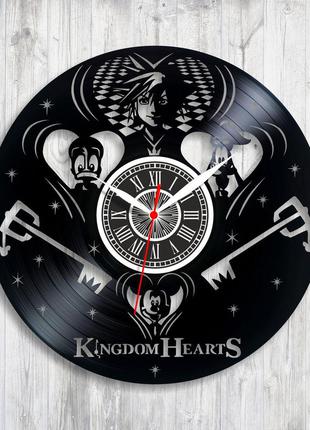 Відео гра kingdom hearts годинники з вінілу ключі від серця кварцовий годинник годинник для дітей годинник у спальню 300 мм