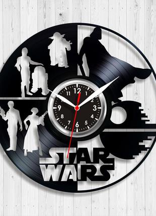 Звездные войны часы star wars часы настенные часы персонажи звёздных войн римский циферблат 30 сантиметров
