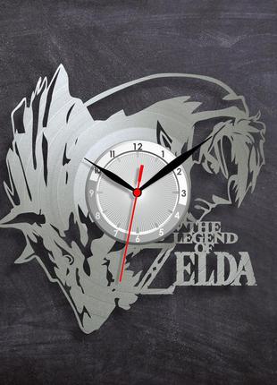 Zelda вініловий годинник зельда відео гра годинники для підлітків декор у кімнату годинник у кольорі золота 30 см