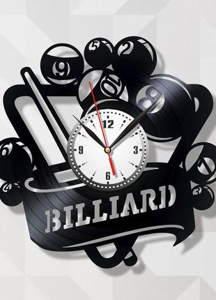 Більярд годинник у більярдну кімнату годинника з вінілу декор у хол більярдні кулі настільна гра 30 см