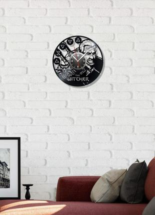 Відьмак годинник вінілові круглі годинники відьмак годинник цикл книг і ігор кварцовые годинники настінні годинники 30 см3 фото