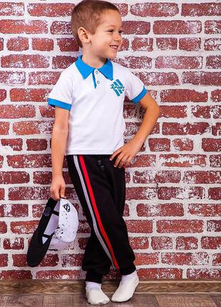 Спортивні штани трикотаж з начосом для хлопчика1 фото
