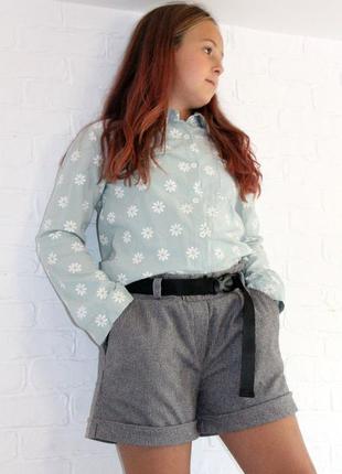 Шорти для дівчинки з поясом