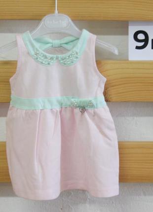 Ошатне трикотажне плаття для маленької дівчинки gaialuna