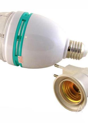 Диско лампа laser rotating lamp вращающаяся светодиодная диско лампа