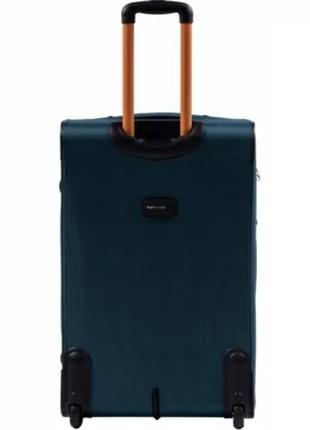 Дорожный чемодан зеленый текстильный wings 214 размер l 74х48х30см (большой)2 фото