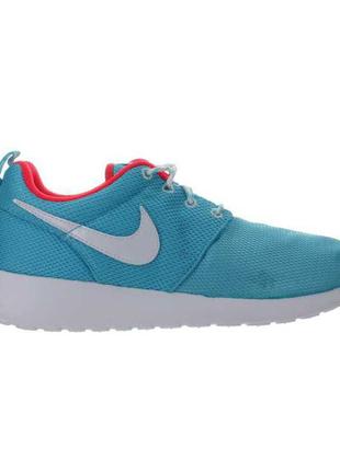 Женские кроссовки nike rosherun gs polarized blue white laser crimson 599729-4022 фото