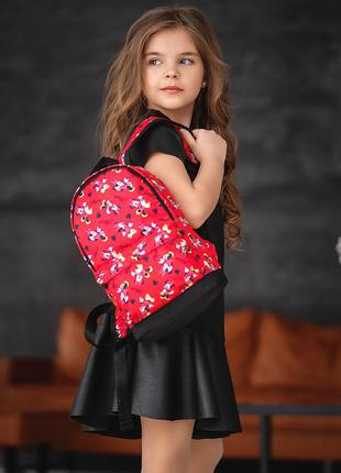 Детский рюкзачок на каждый день g-savor мики красный девочке городской3 фото