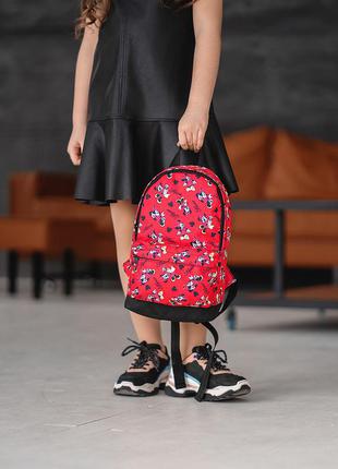 Дитячий рюкзачок на щодень g-savor міки червоний дівчинці міський4 фото