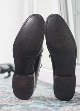Дерби премиум класса james dowie, ничевина 42-42,5 мужские кожаные туфли8 фото