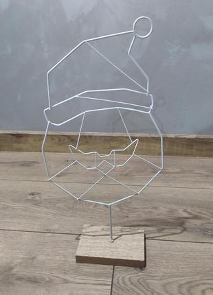 Новорічна металева статуетка "санта клаус" aldi