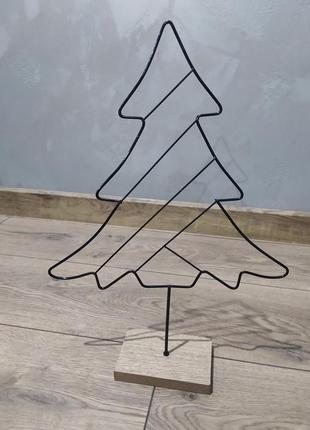 Новорічні прикраси ялинка на підставці zd trading комбінована