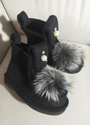 Жіночі зимові  чоботи валянки р. 35-384 фото