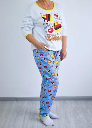Пижама женская с брюками5 фото