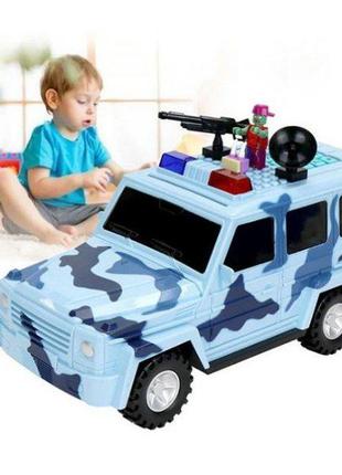 Детский сейф копилка машина военная гелендваген 6662 с кодовым замком4 фото