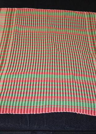 Арафатка шемаг платок косынка шарф клетка красная с зеленым7 фото