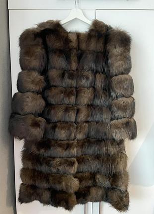 Натуральная шуба из финского песца