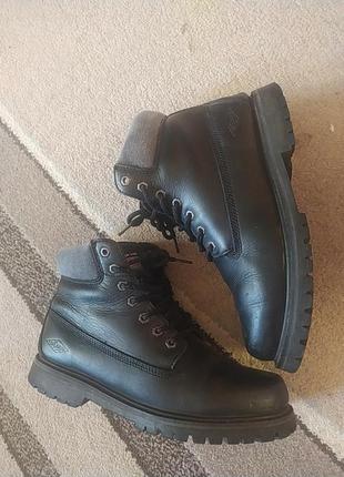 Кожаные фирменные высокие ботинки lee cooper 4