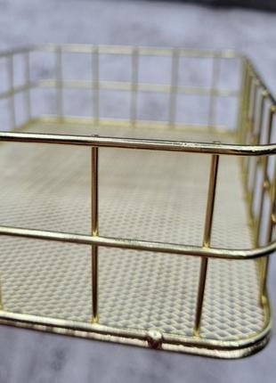 Кошик 💛🖤 органайзер металевий корзина металева