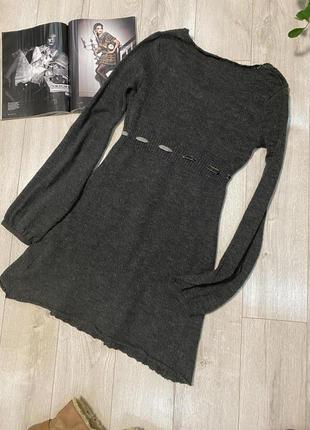 Yessica 👍💋🥰плаття тепле //сукня сіре