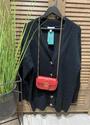 Шикарный тёплый свитер кардиган на пуговицах с шерстью h&m1 фото