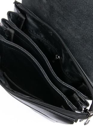 Сумка-барсетка мужская через плечо dr. bond черного цвета, сумка мужчине повседневная4 фото